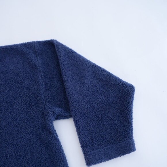 Vintage '90S Attraction Blue Navy Embroidered Cape Breton Teddy Bear Sweater XLT - Picture 4 of 9